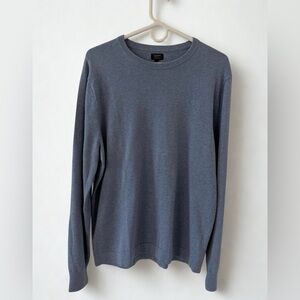 JCrew 100% cotton NEW! Lightweight Blue Sweater Med
